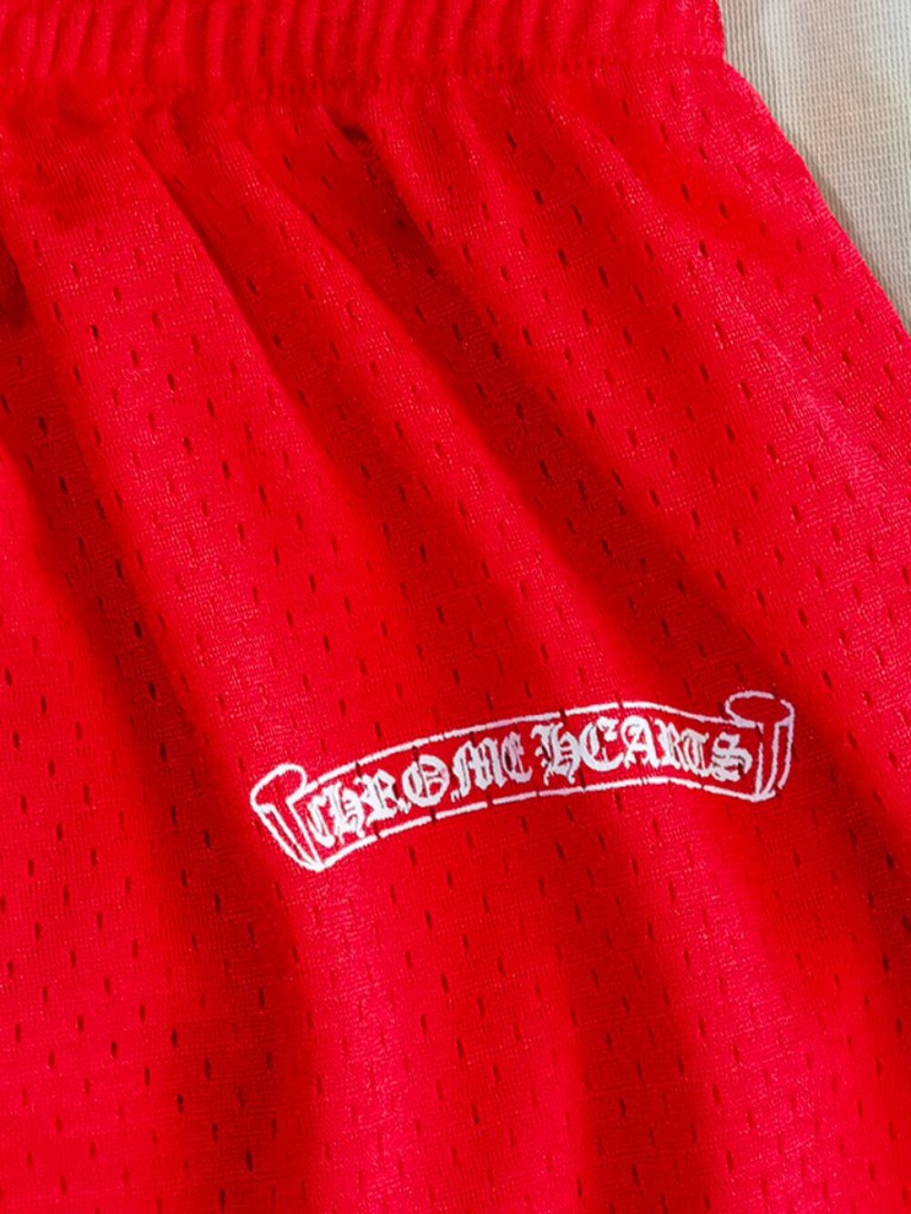 Chrome Hearts Red No. 99 Team Shorts - Picture 8 of 8
